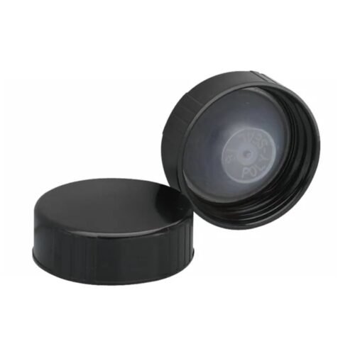 24/400 Black Phenolic Cap With Cone Liner SKU:BSC-178