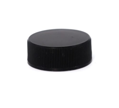24/410 Black Ribbed Lined Cap | SKU: BSC-019