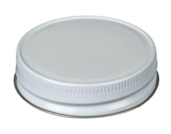 58/400 White Metal Cap SKU:BSC-084