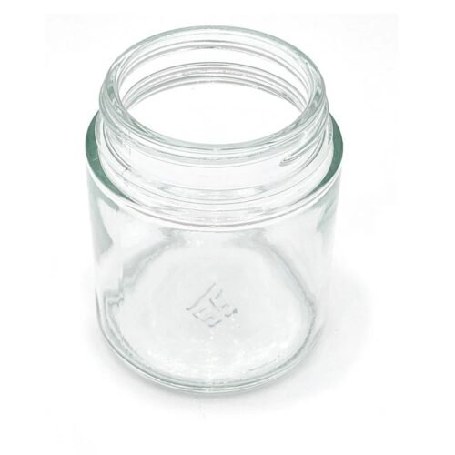 8oz Clear Glass Jar 70/400 | SKU:BSJ-036